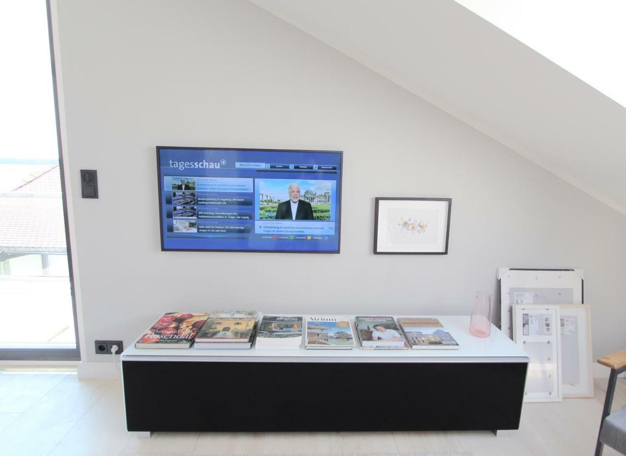 Loft Am See Mit Privatem Badestrand Und Klimaanlage 이멘슈타트암보덴지 외부 사진